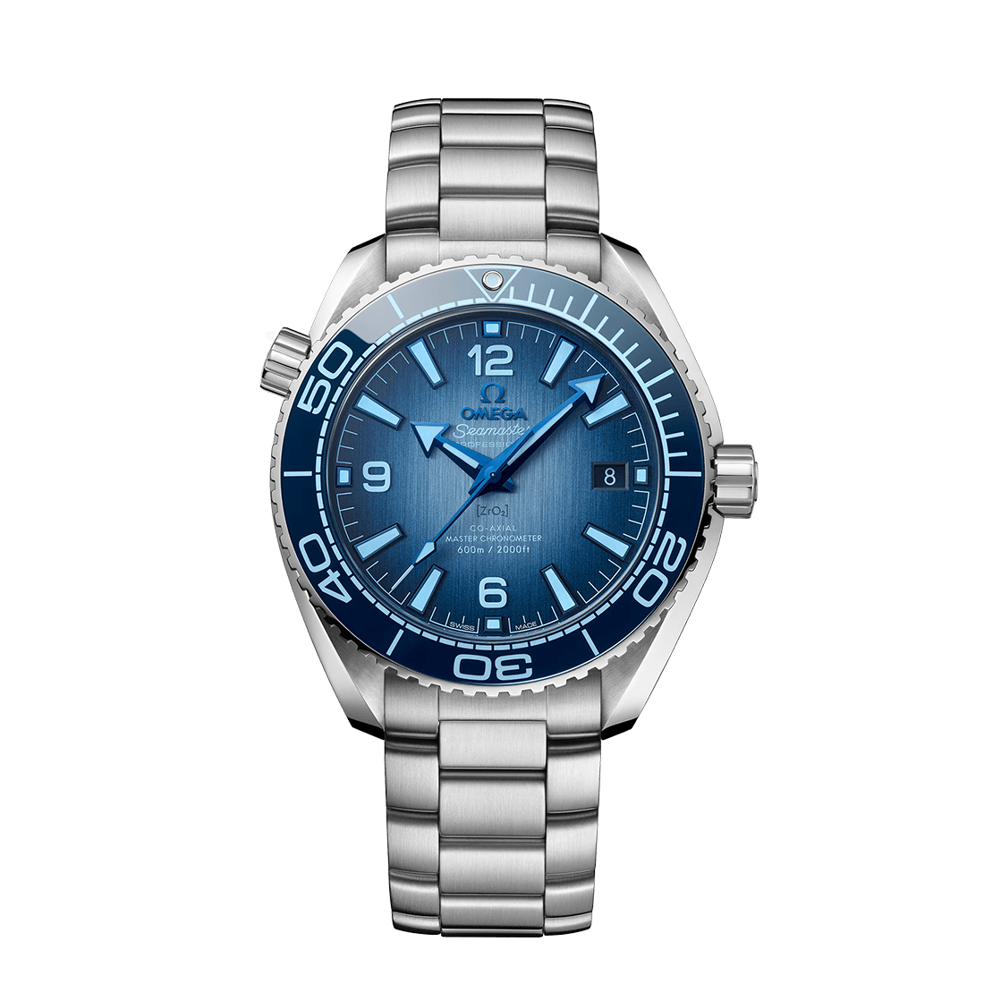 Omega Seamaster Planet Ocean 600M "Summer Blue" Mens Watch 215.30.40.20.03.002