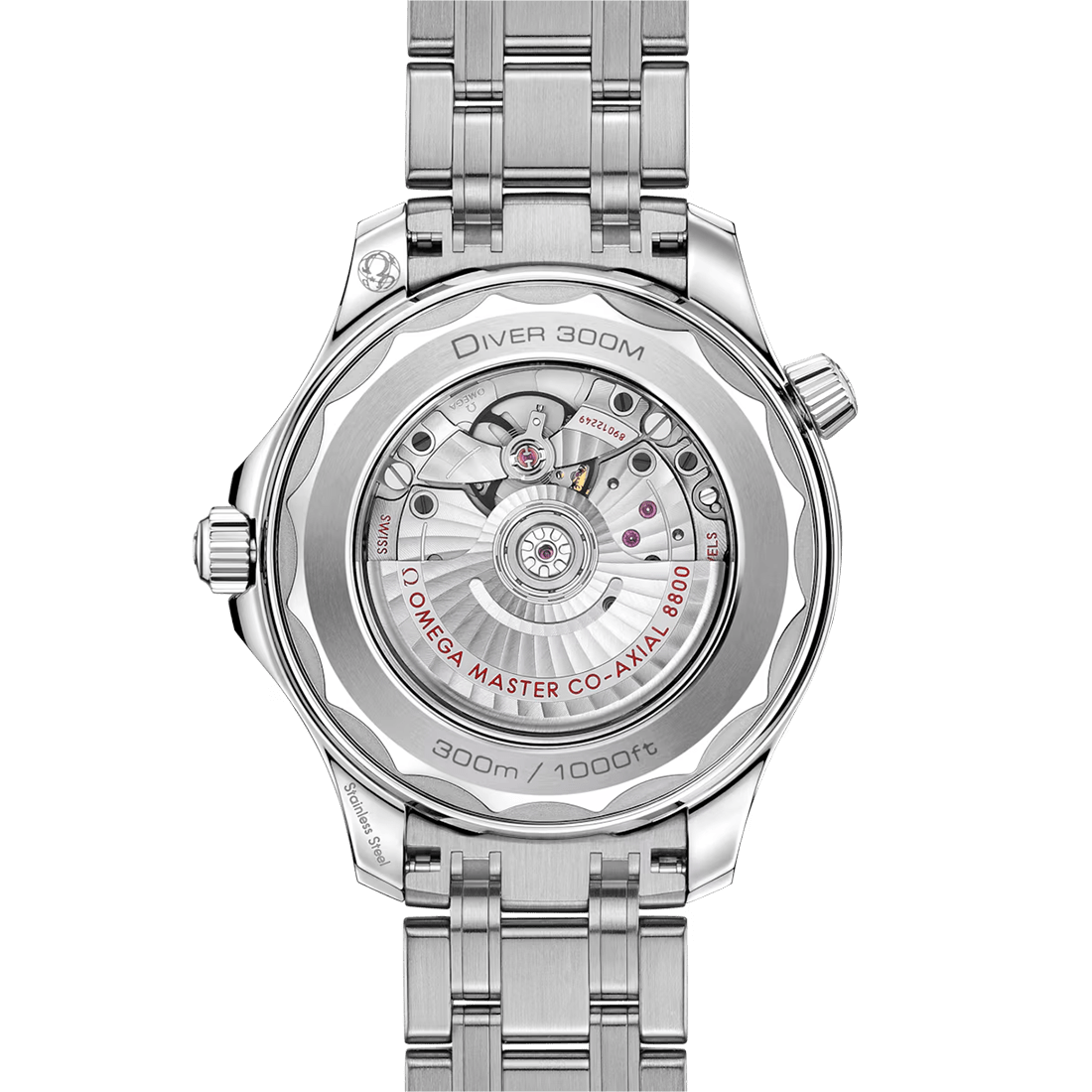 Omega Seamaster Diver 300M Co-Axial Master Chronometer "Great White" Stainless Steel Watch 210.30.42.20.04.001 thumbnail 2