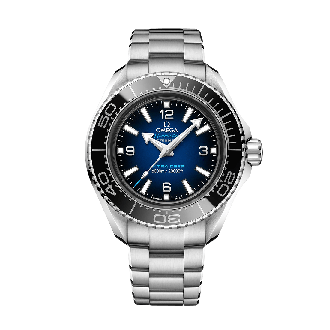 Omega Planet Ocean 6000M Co‑Axial Master Chronometer Ultra Deep , Blue to Black Dail Watch 215.30.46.21.03.001