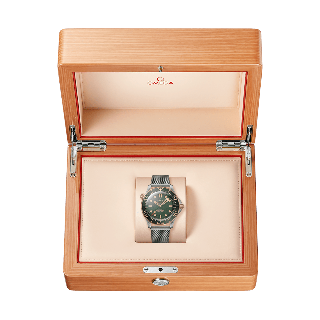 Omega Seamaster Diver 300M Grade 2 Titanium and 9K Bronze Gold Watch 210.90.42.20.01.001 thumbnail 8