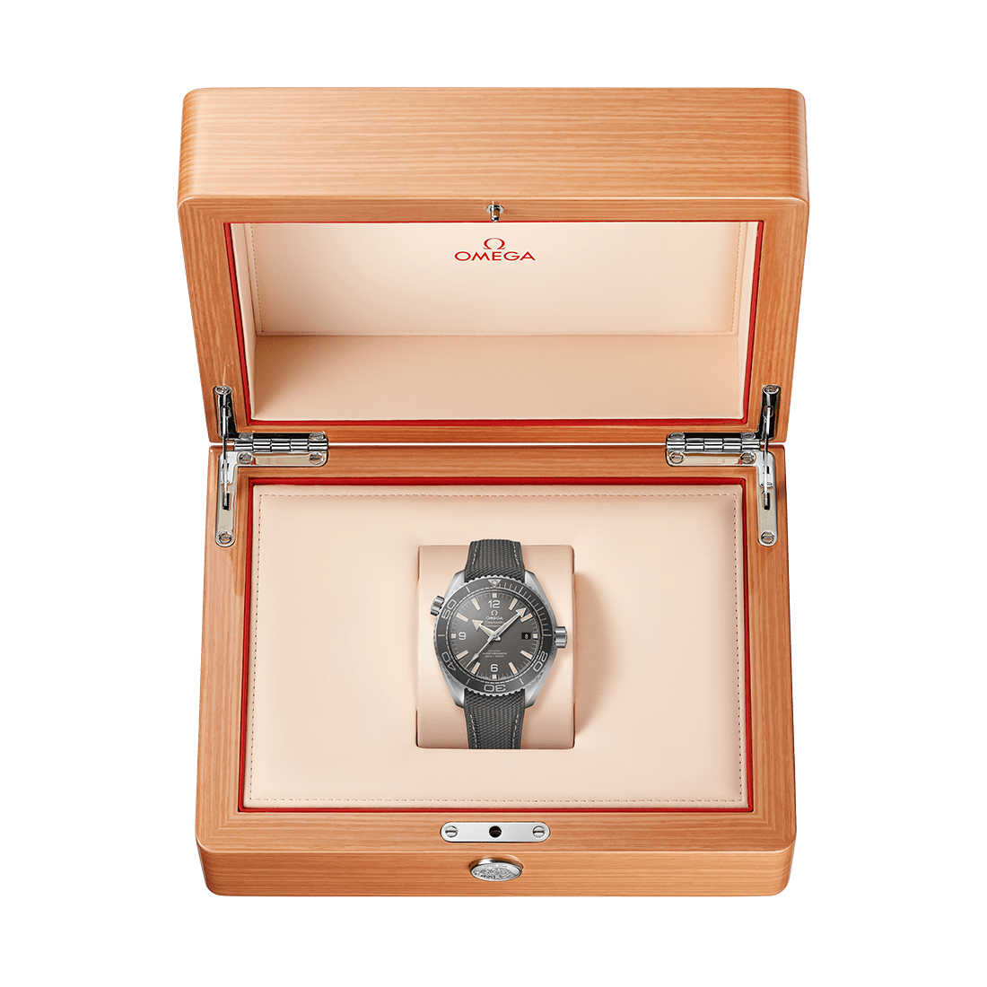 Omega Seamaster Planet Ocean 600M Rubber Strap Mens Watch 215.32.44.21.01.002 thumbnail 4