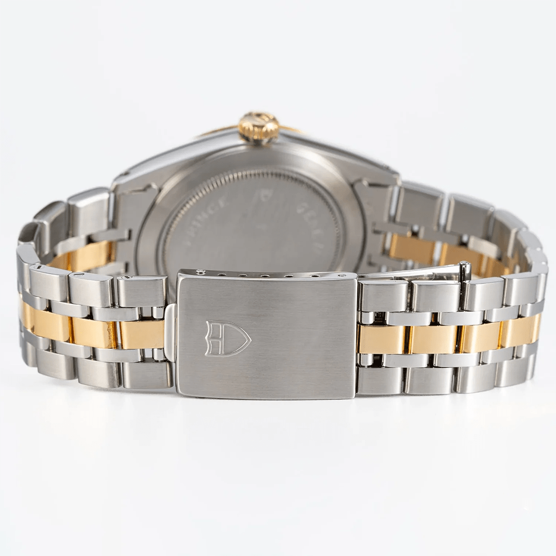 Tudor Prince Date+Day 76213 18k Gold Fluted Bezel Watch thumbnail 3