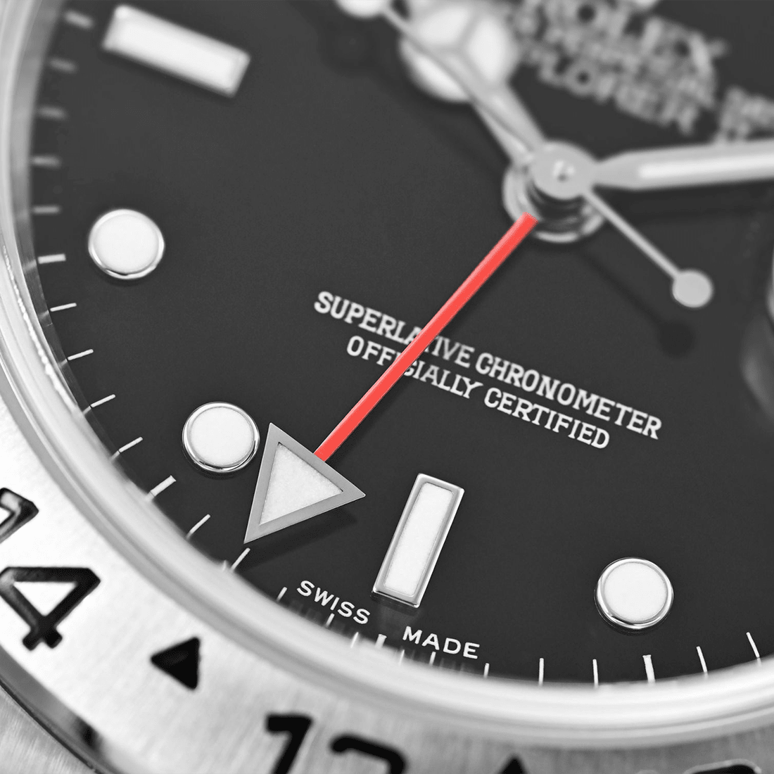 Rolex Explorer II Black Dial GMT Stainless Steel Watch 16570T thumbnail 7