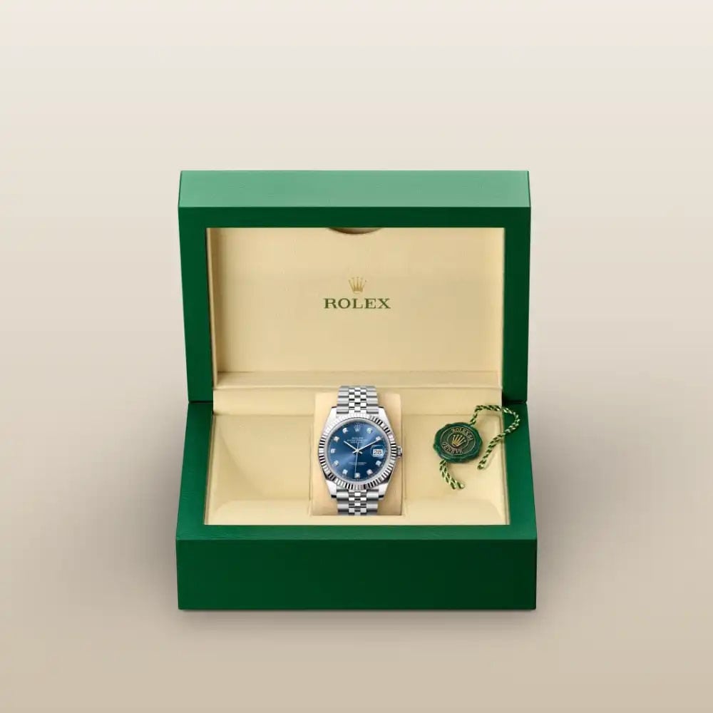 Rolex Datejust 41 Oyster, Oystersteel and White Gold Women Watch M126334-0016 thumbnail 7