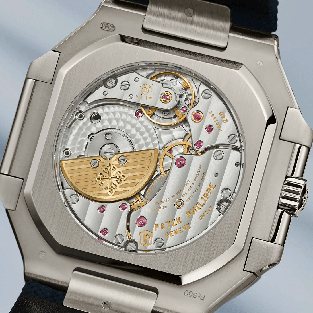 Patek Philippe Cubitus Grand Date, Day & Moon Phases 5822P-001 Navy Blue Dial Watch thumbnail 11