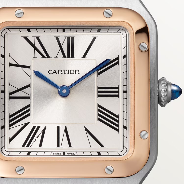 Cartier Santos 100 18k Rose Gold Automatic Watch W20107X7 thumbnail 5