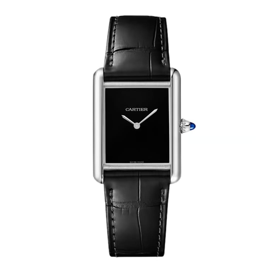 Cartier Tank Must de Cartier Black Dial Watch WSTA0108