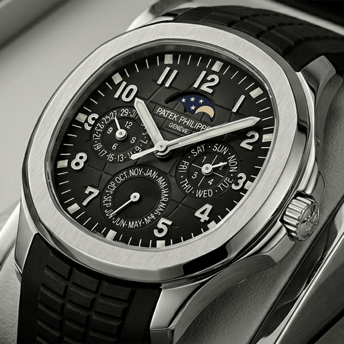 Patek Philippe Aquanaut Luce Annual Calendar Grey Dial Watch 5261R-001 thumbnail 3