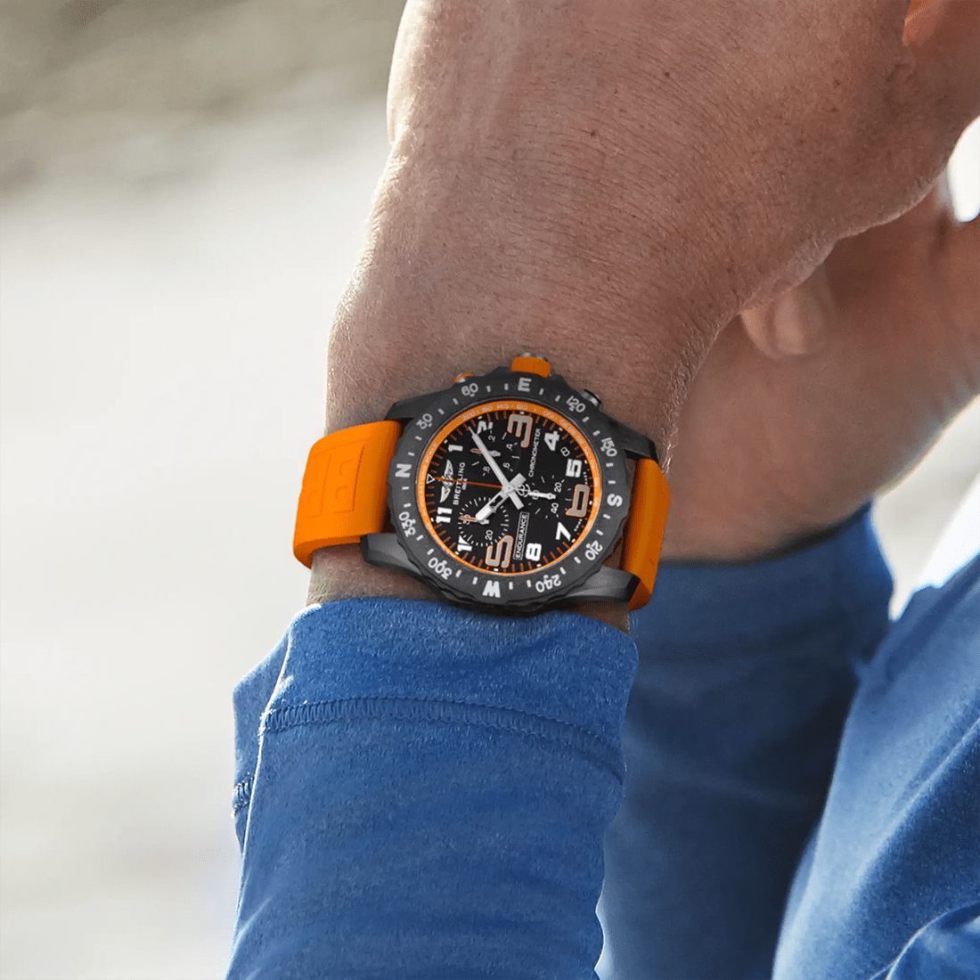 Breitling Endurance Pro Orange Black Dial Watch X82310D21B1S1 thumbnail 5