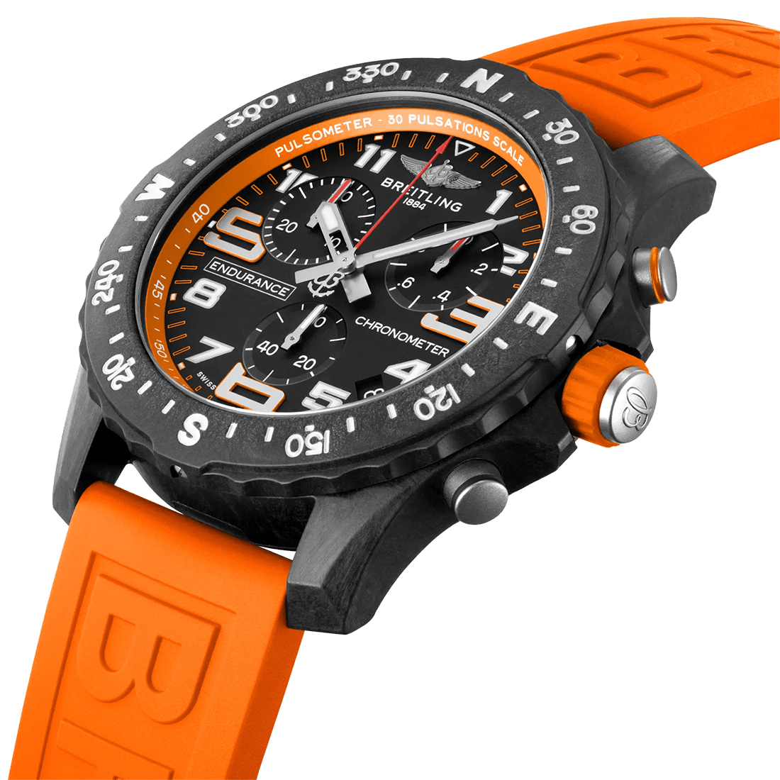 Breitling Endurance Pro Orange Black Dial Watch X82310D21B1S1 thumbnail 4