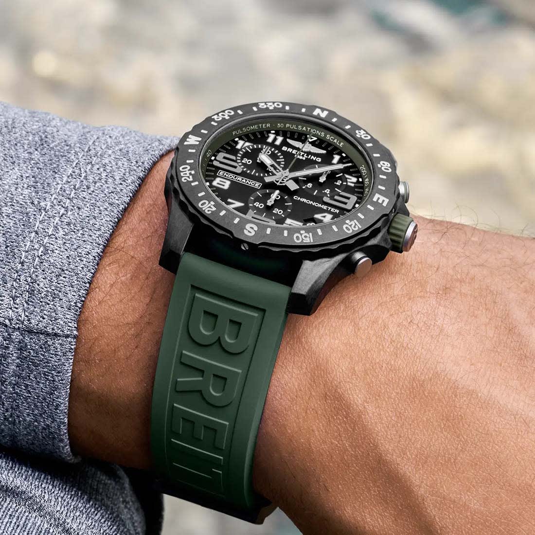 Breitling Endurance Pro Green Black Dial Watch X82310D31B1S1 thumbnail 5