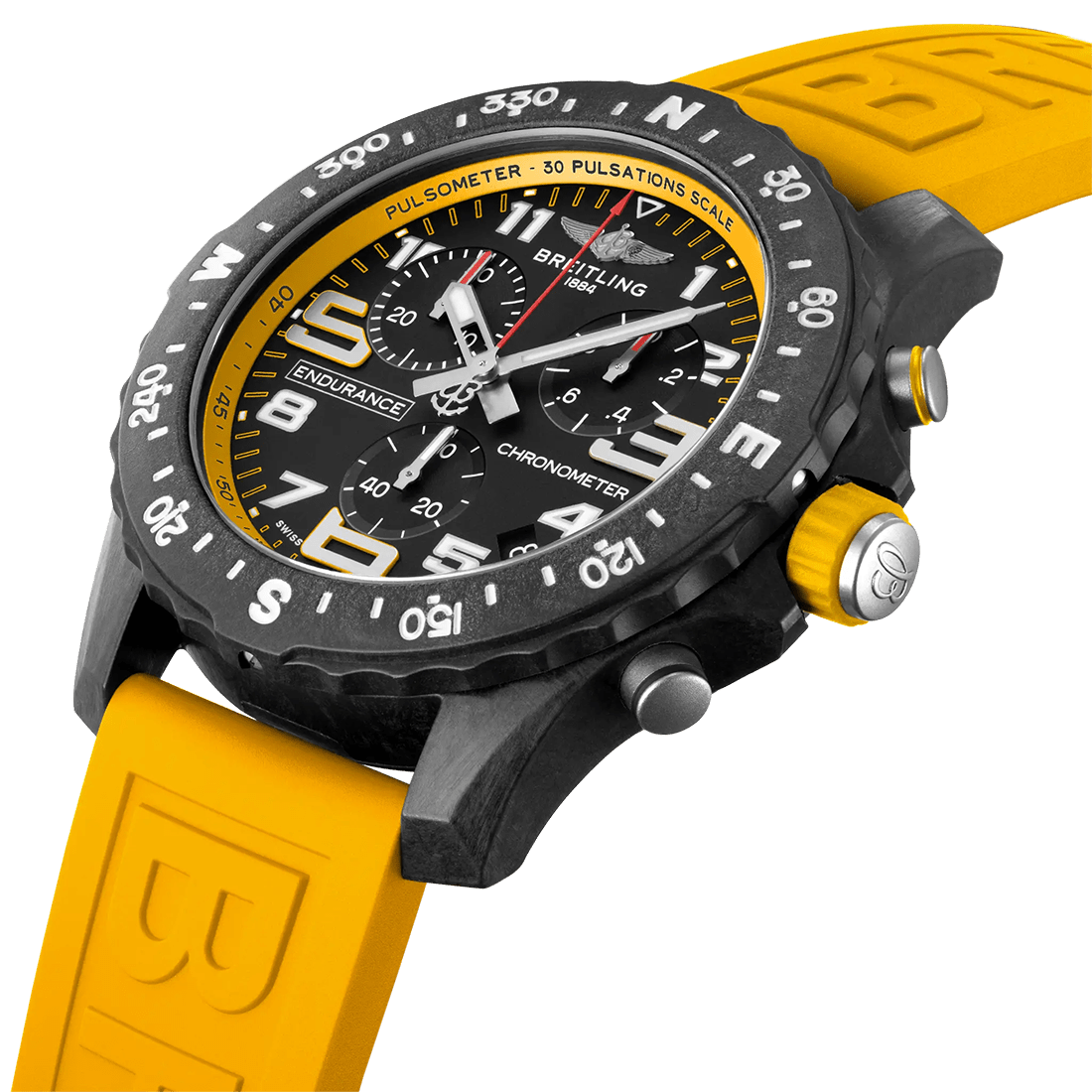 Breitling Endurance Pro Yellow Black Dial Watch  X82310A41B1S1 thumbnail 4