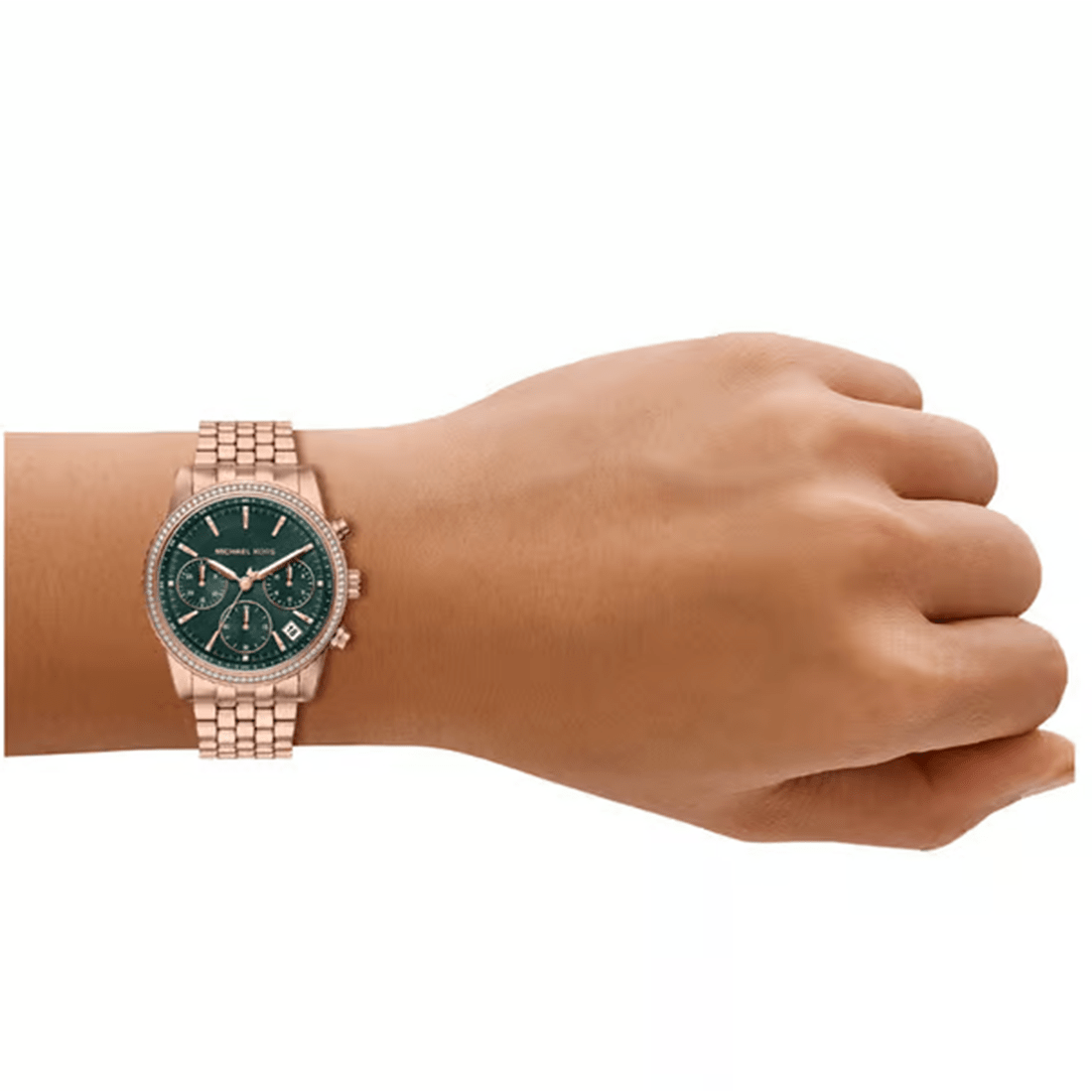 Michael Kors Bryant Rose Gold-Tone Chronograph Watch MK7600 thumbnail 3