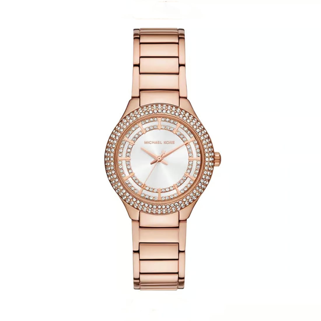 Michael Kors Camille Three-Hand Rose Gold-Tone Watch MK4800