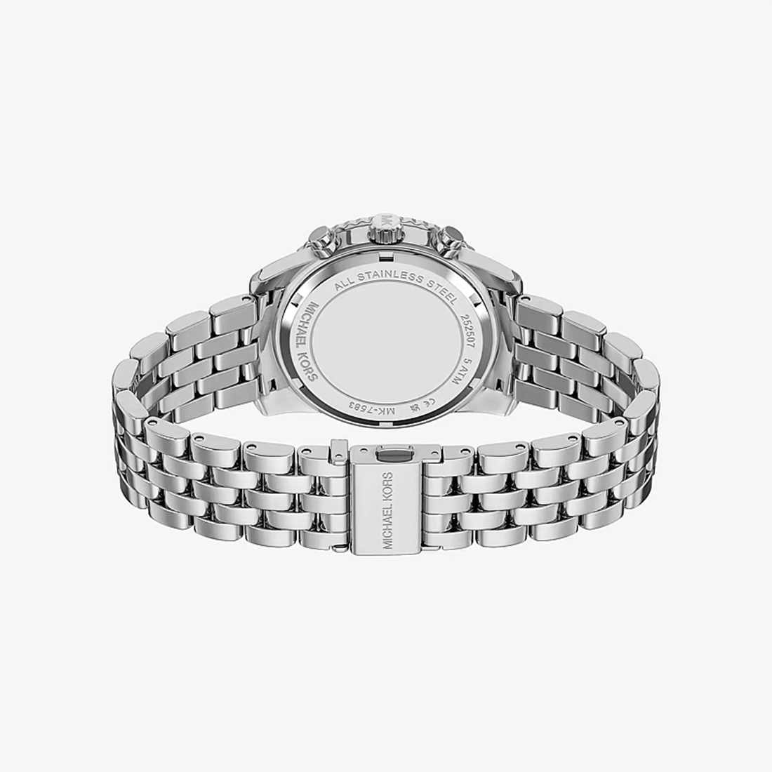 Michael Kors Bryant Pavé Silver-Tone Chronograph Watch MK7583 thumbnail 4