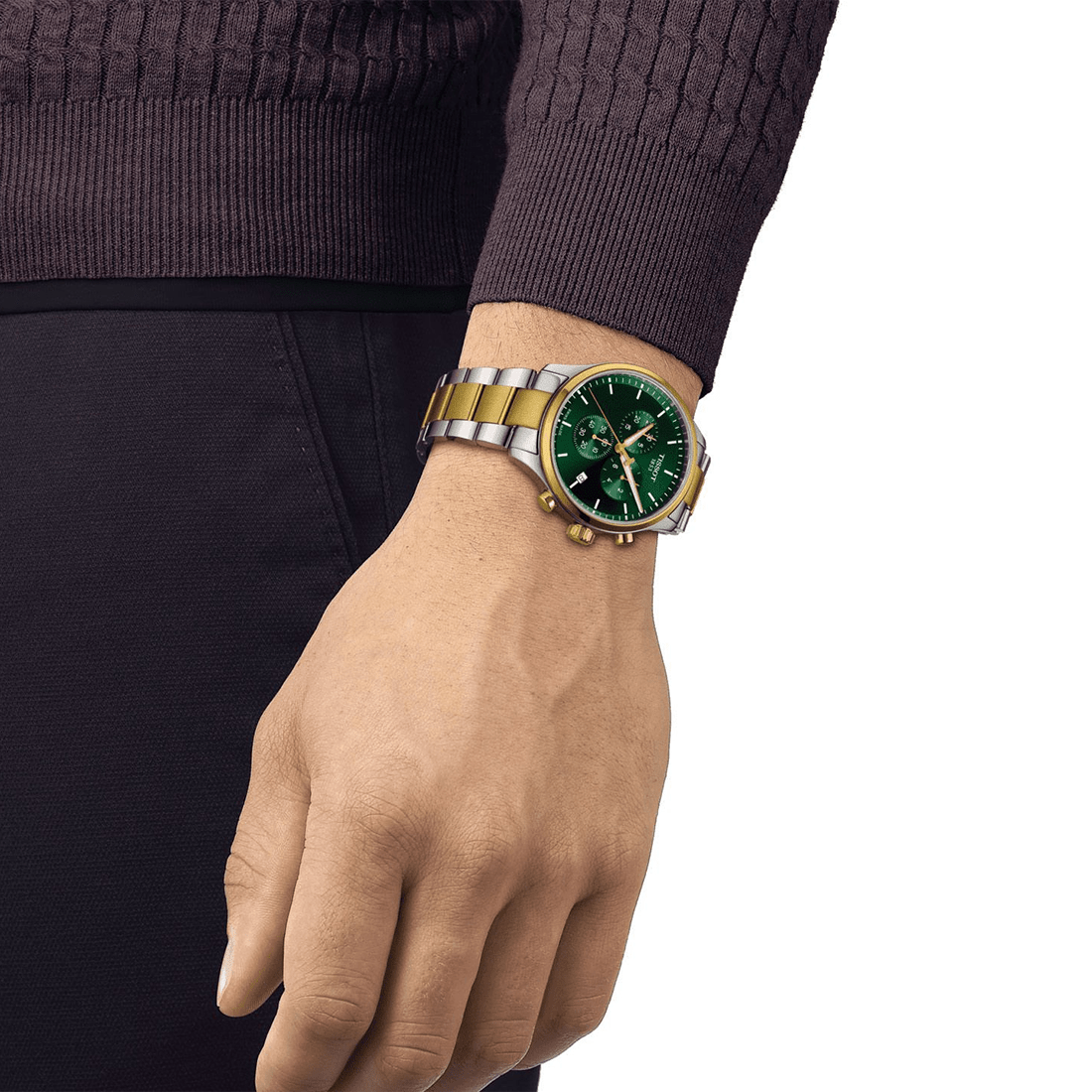 Tissot Chrono XL Classic Green Dial Watch T116.617.22.091.00 thumbnail 5