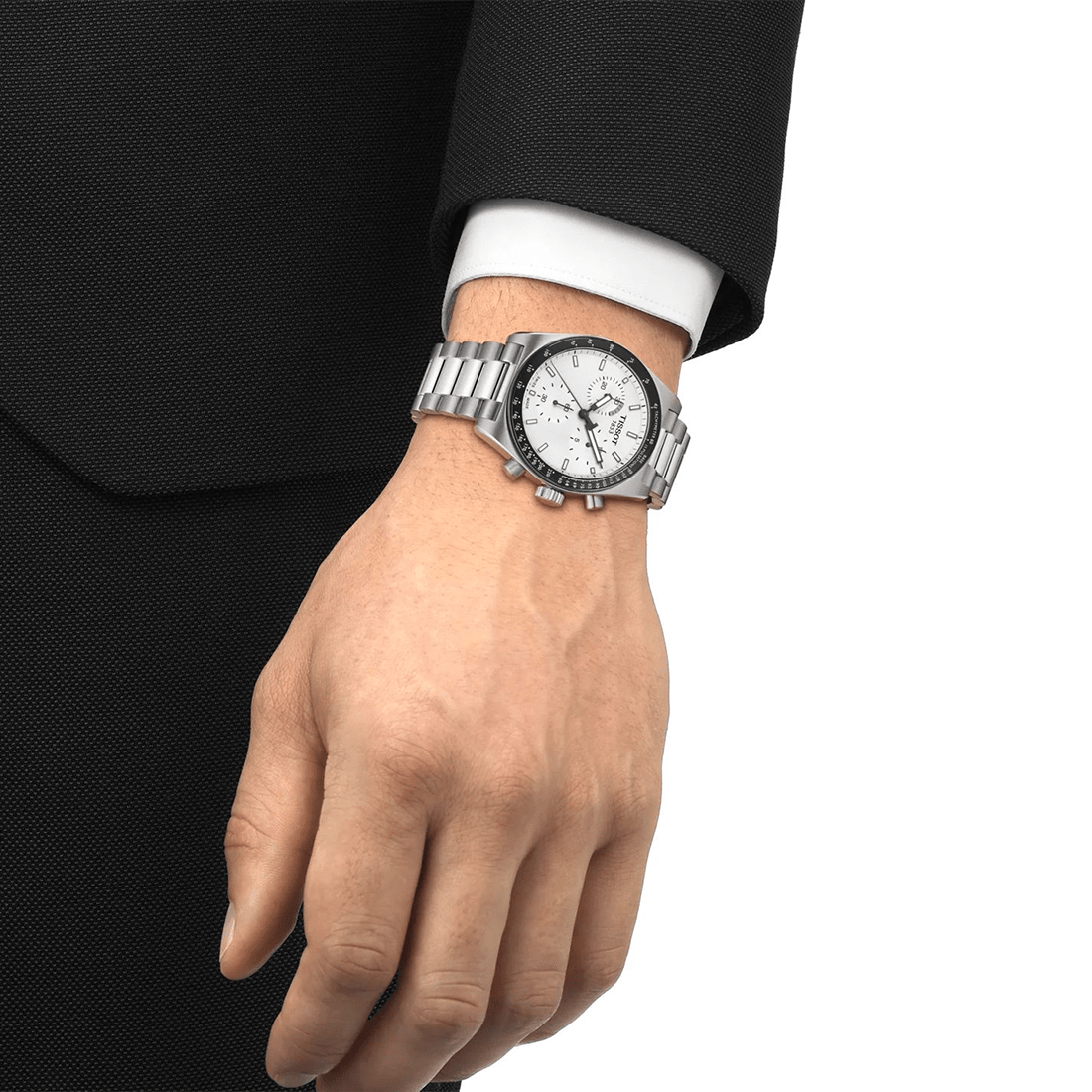 Tissot PR516 Quartz Chronograph White Dial Watch T149.417.11.011.00 thumbnail 5