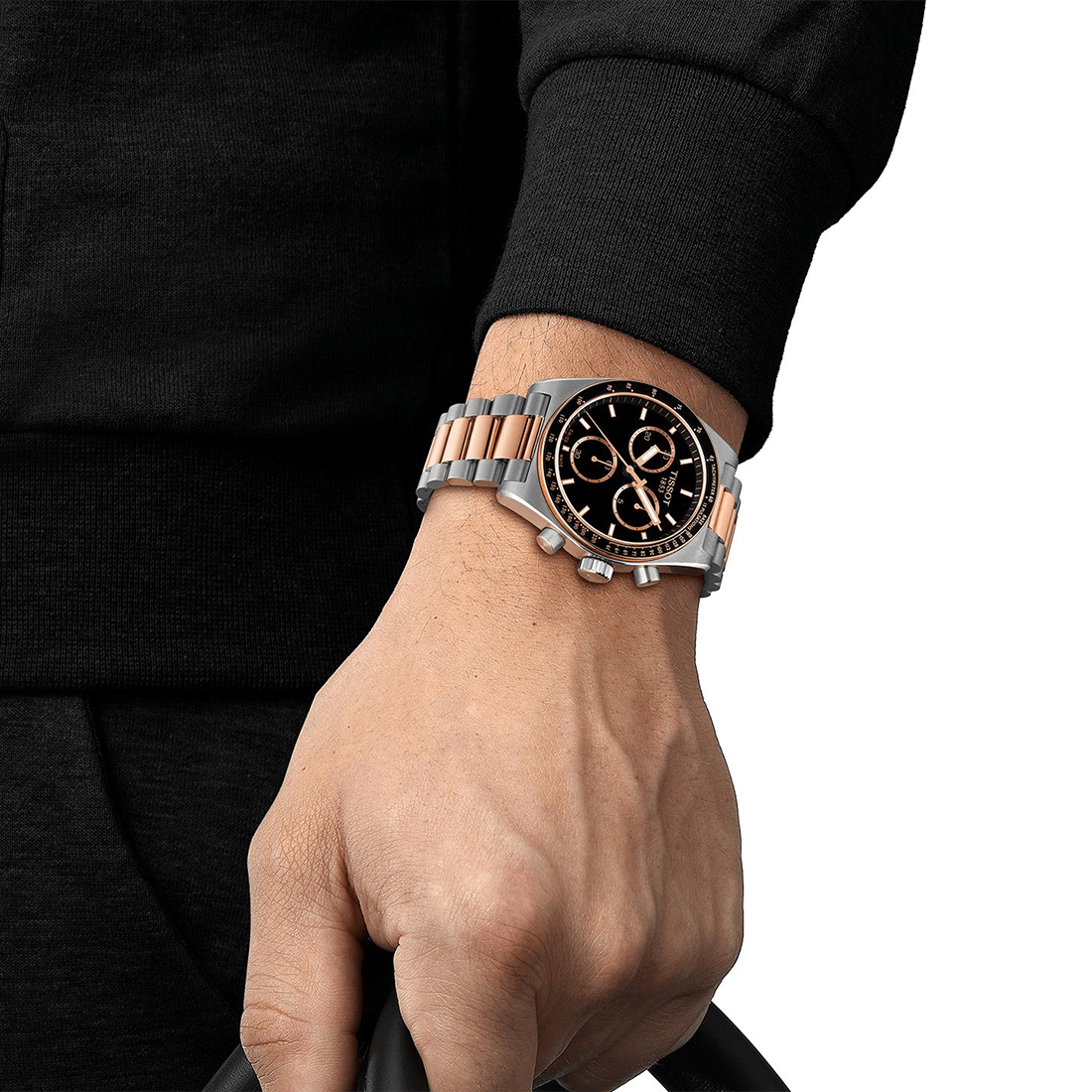 Tissot PR516 Quartz Chronograph Two-Tone Watch T149.417.22.051.01 thumbnail 4