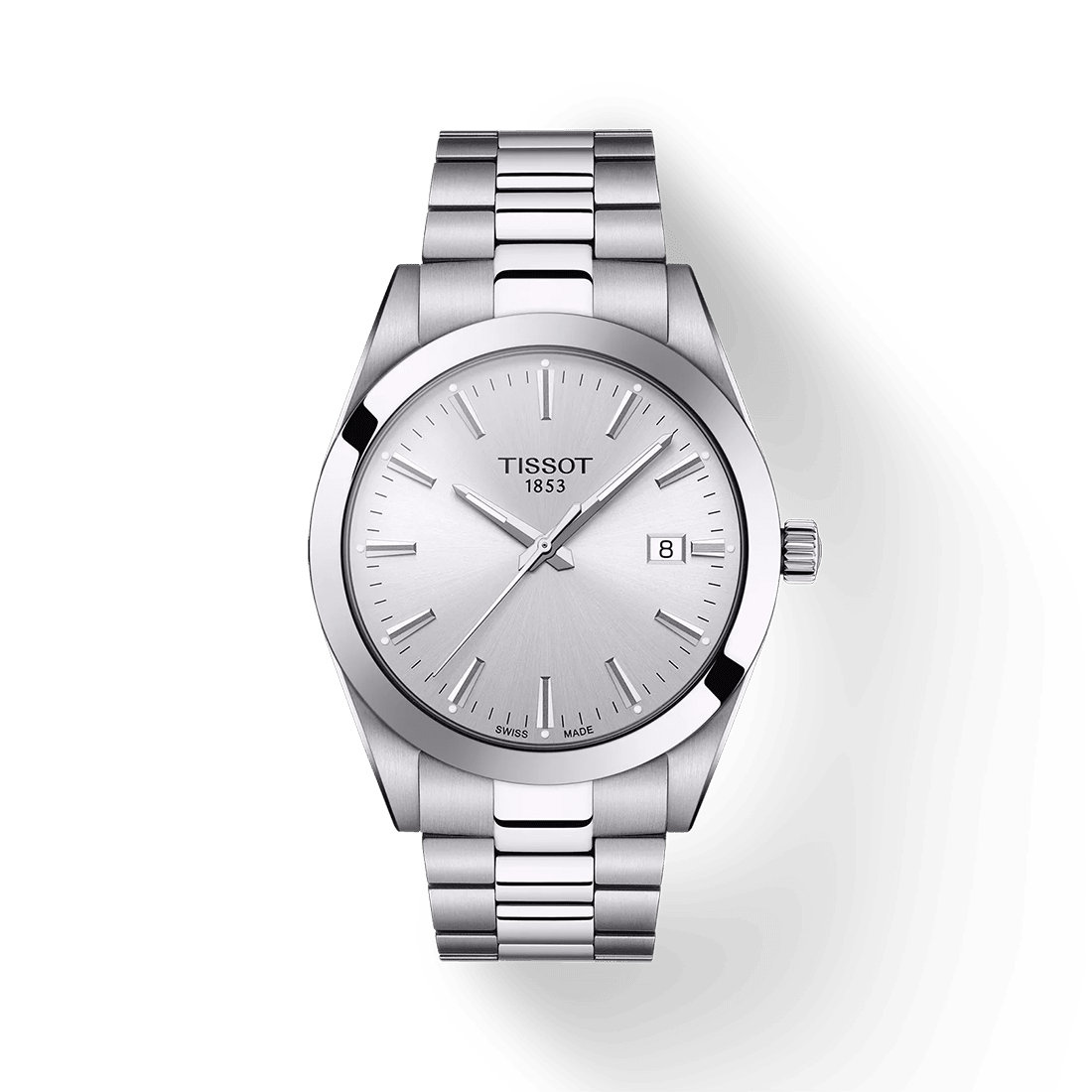 Tissot Gentleman Quartz Silver Dial Wtach T127.410.11.031.00