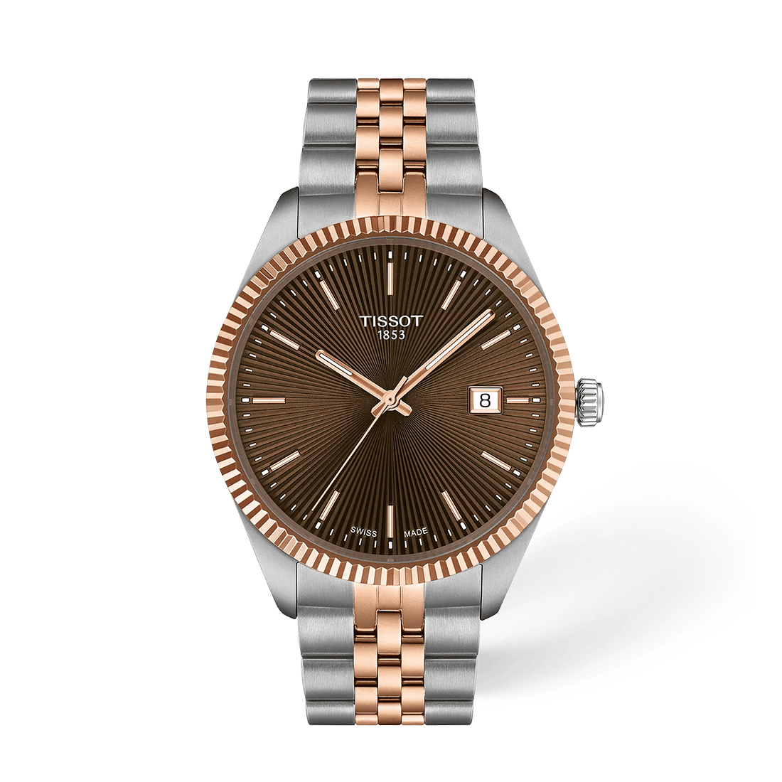 Tissot Ballade Quartz Brown Dial Mens Watch T156.410.22.291.01