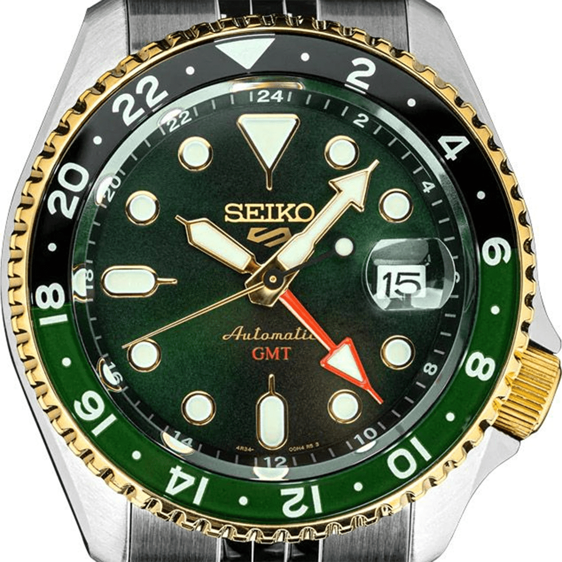 Seiko 5 Sports Forest Green Sunrise Limited Edition Watch SSK050K1 thumbnail 5
