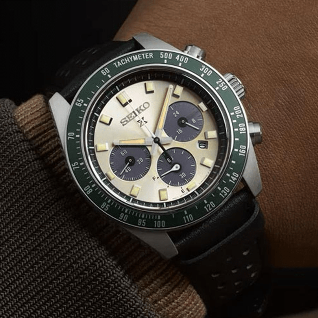 Seiko Prospex ‘Racing Sports’ Solar Speedtimer Chronograph Watch SSC943P1 thumbnail 5