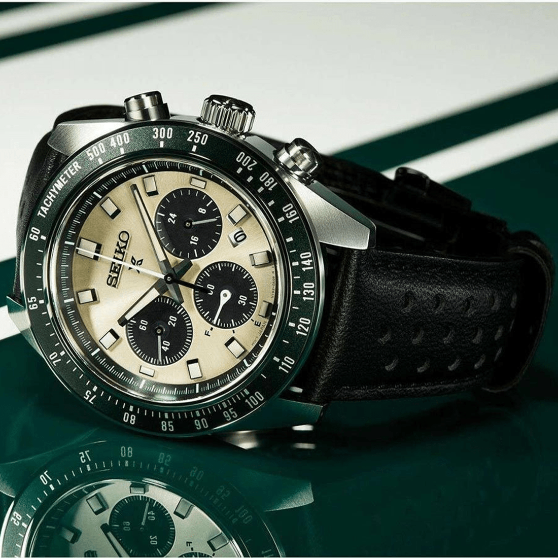 Seiko Prospex ‘Racing Sports’ Solar Speedtimer Chronograph Watch SSC943P1 thumbnail 7