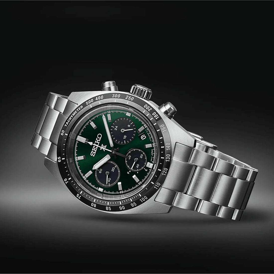 Seiko Prospex ‘Deep Green’ Speedtimer Solar Chronograph Watch SSC933P1 thumbnail 3