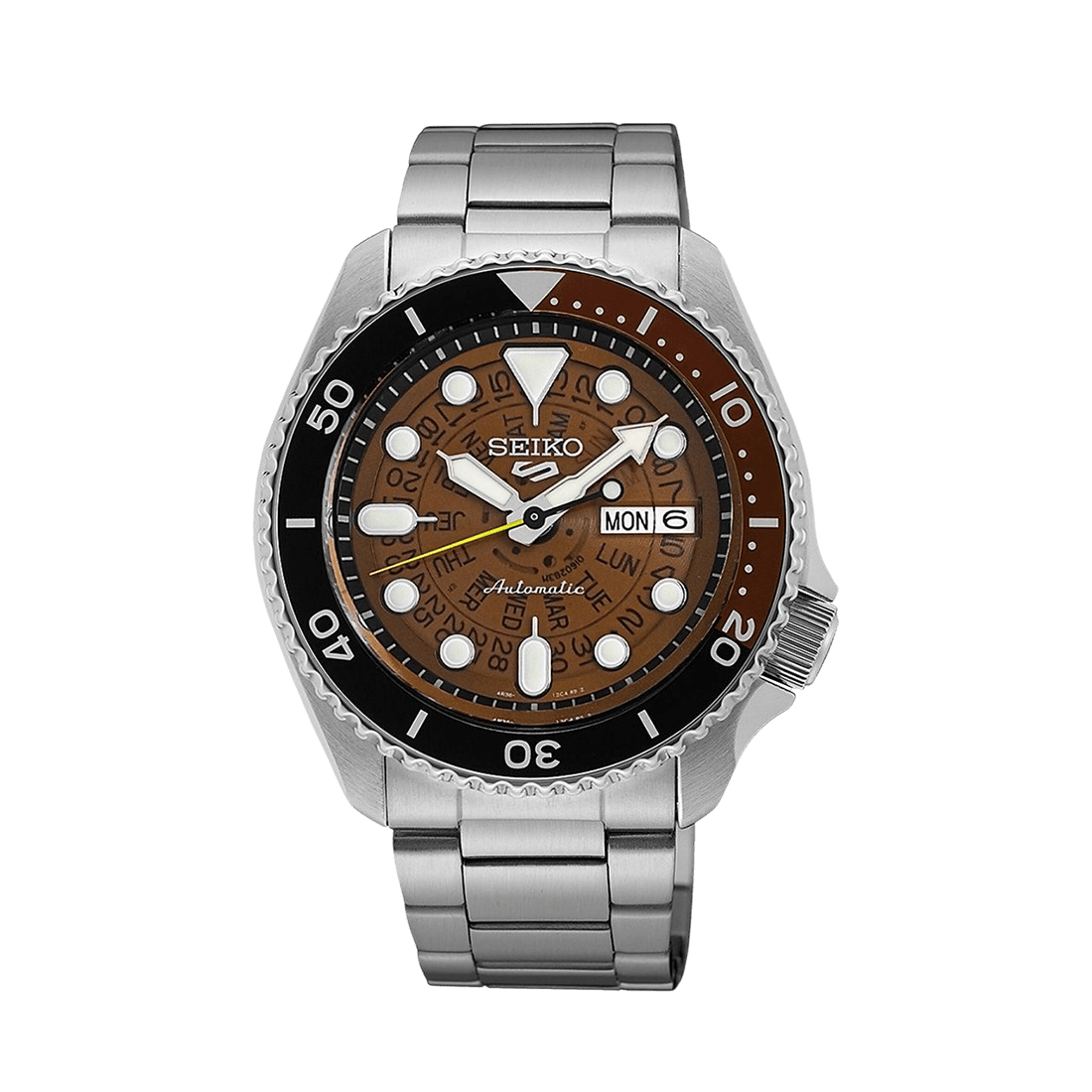 Seiko 5 Sports SKX Skeleton Style "Time Sonar" Automatic Watch SRPJ47K1