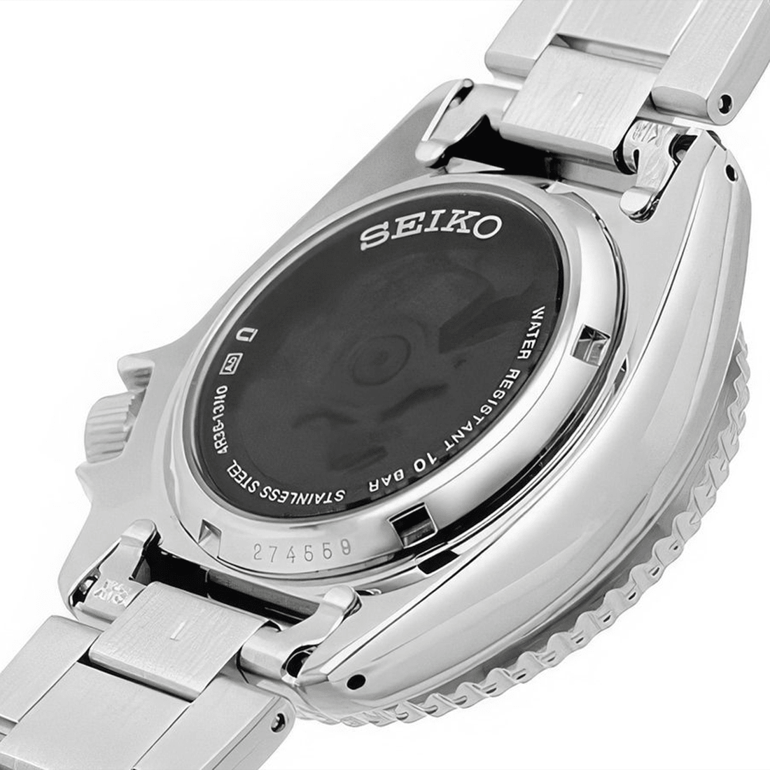 Seiko 5 Sports SKX Skeleton Style "Time Sonar" Automatic Watch SRPJ47K1 thumbnail 3