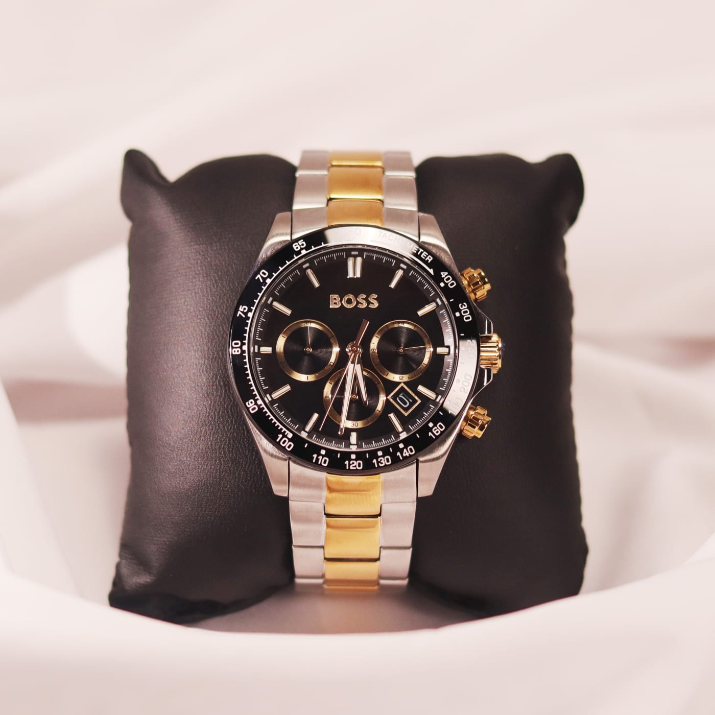 Boss Hero 2.0 Black-Dial Chronograph Watch With Two-Tone Bracelet 1514269 thumbnail 4