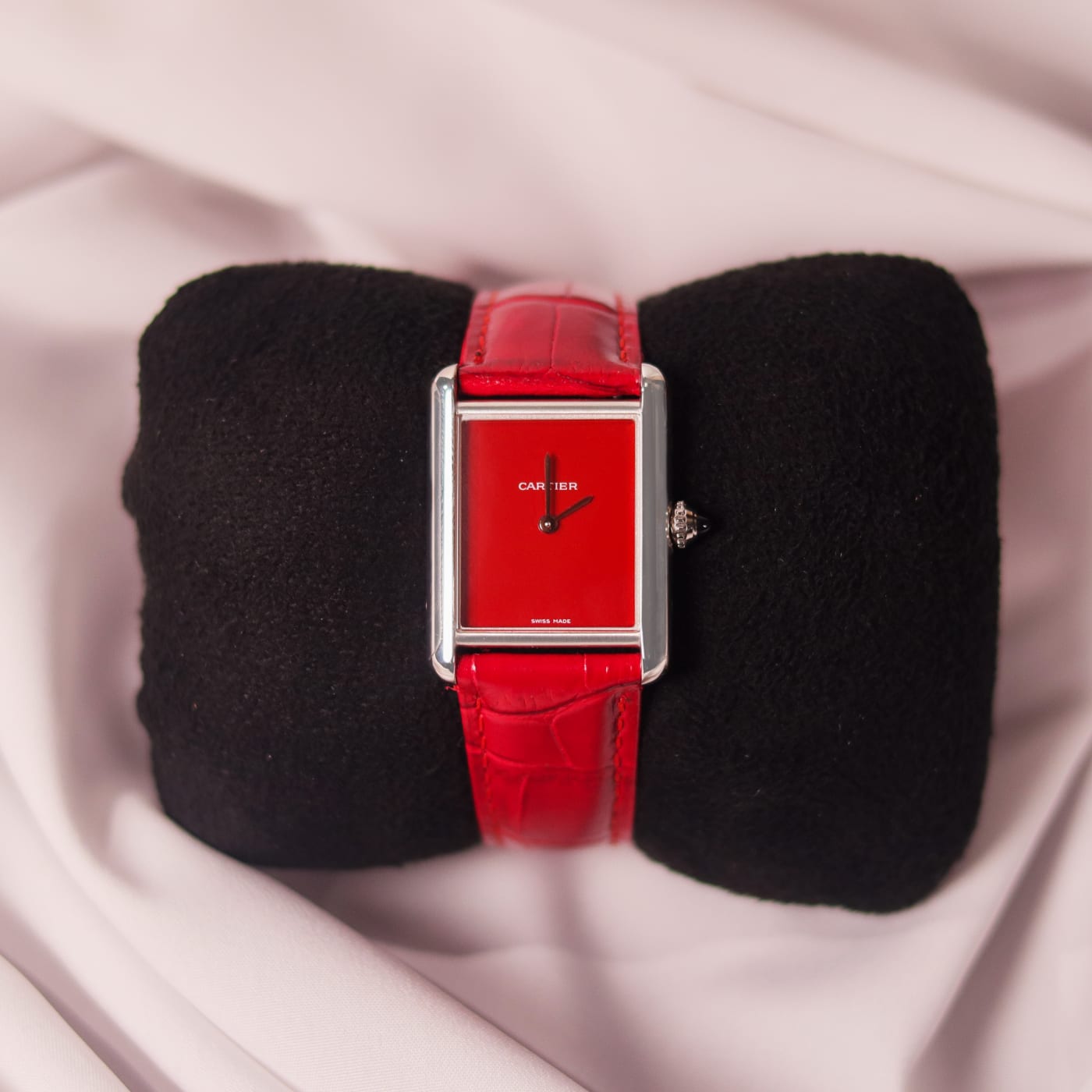 Cartier Tank Must Red Dial Women Watch WSTA0054 thumbnail 3