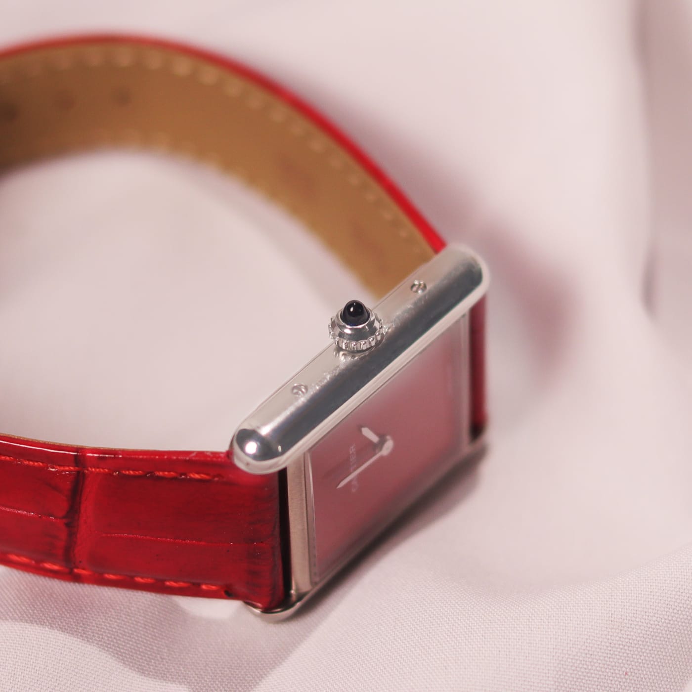 Cartier Tank Must Red Dial Women Watch WSTA0054 thumbnail 4