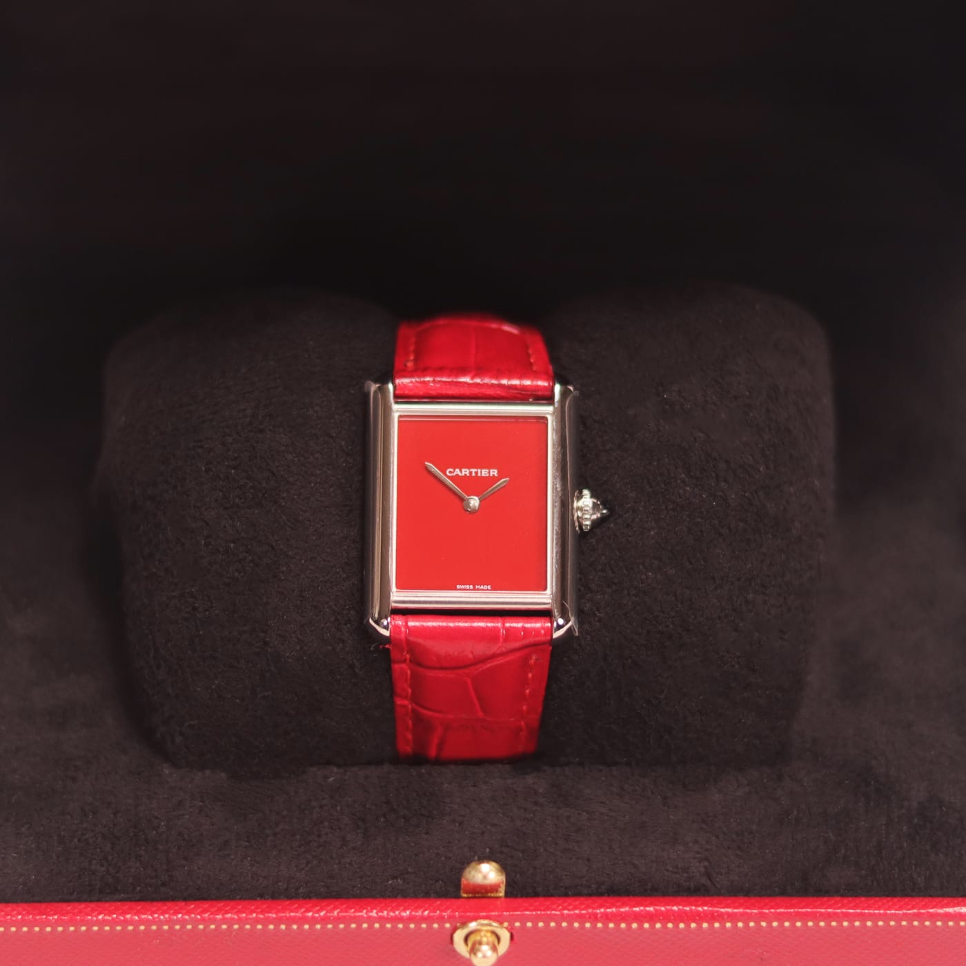 Cartier Tank Must Red Dial Women Watch WSTA0054 thumbnail 6
