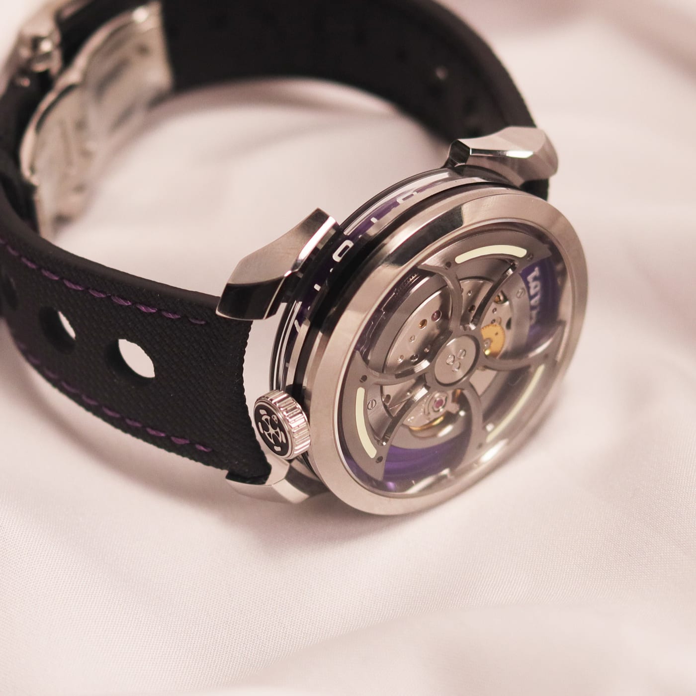MB&F M.A.D.1S Purple Edition Swiss Automatic Avant-Garde Timepiece Watch thumbnail 4
