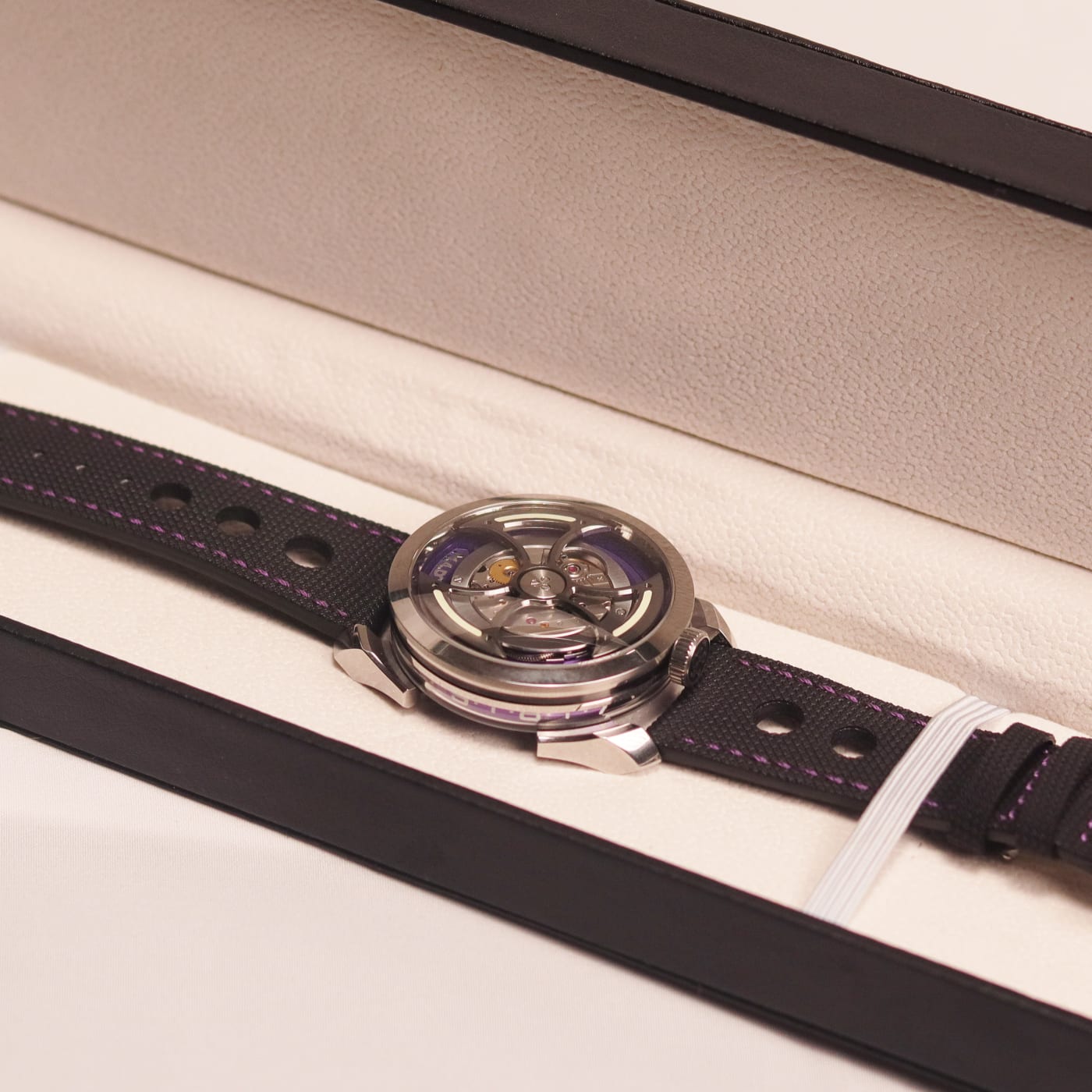 MB&F M.A.D.1S Purple Edition Swiss Automatic Avant-Garde Timepiece Watch thumbnail 5