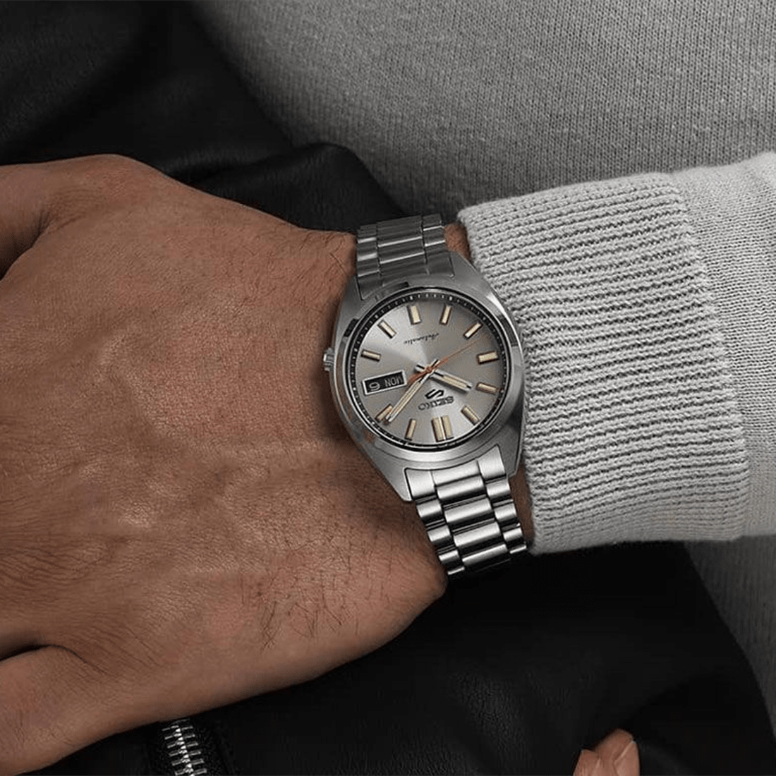 Seiko 5 Sports SNXS ‘Beige Chinos’ Classic Sports Watch SRPK91K1 thumbnail 7