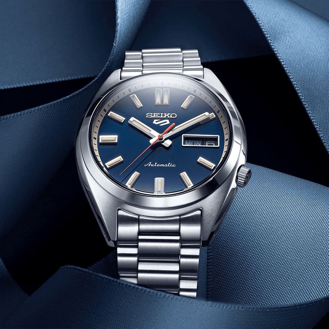 Seiko 5 Sports SNXS "Rinse Blue" Mens Watch SRPK87K1 thumbnail 9