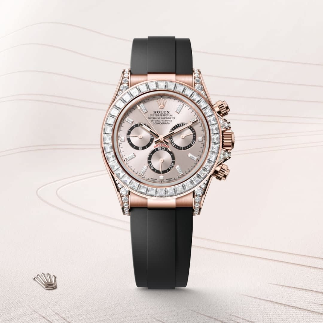 Rolex Cosmograph Daytona Rose Gold Diamond Dial 126535TBR Watch thumbnail 2