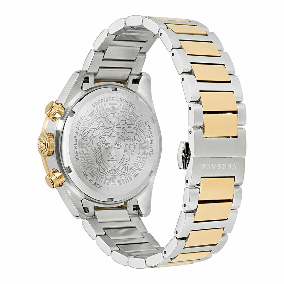 Versace Greca Dome Chronograph Men's Two-Tone Watch VE6K00423 thumbnail 3