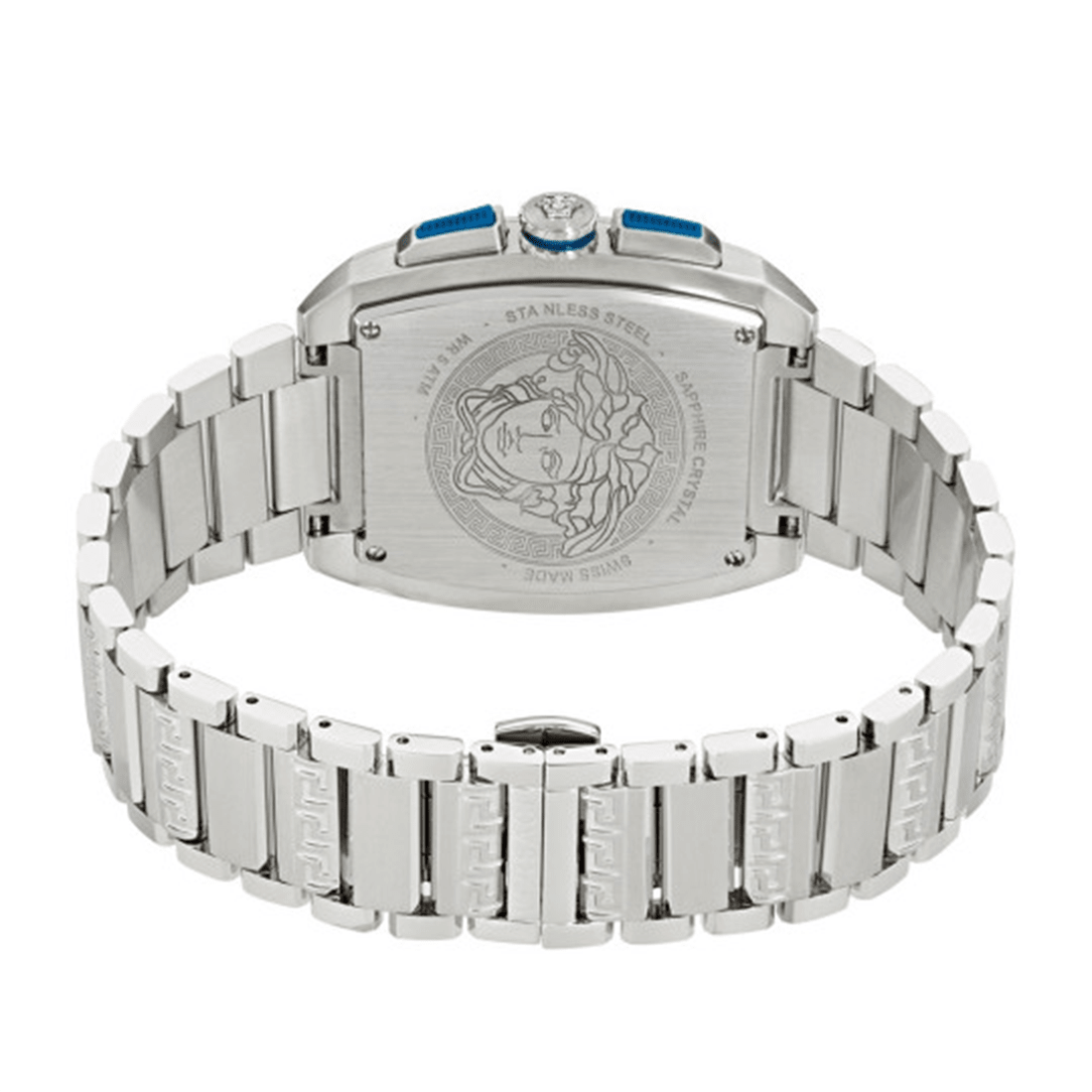 Versace Men Rectangular Dial Stainless Steel Straps Analogue Watch VE6H00423 thumbnail 2