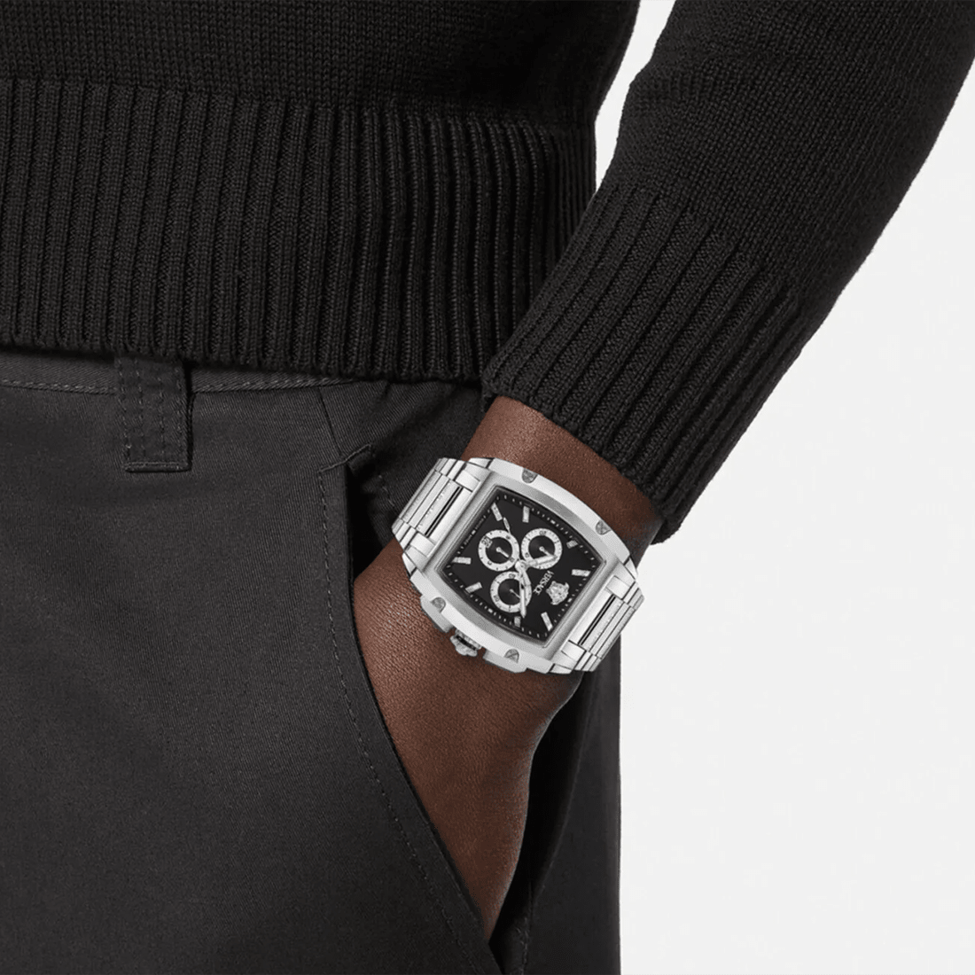 Versace Dominus Chronograph Men's Stainless Steel Watch VE6H00925 thumbnail 4