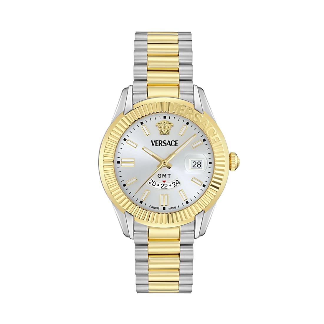 Versace Apodis GMT Men's Two-Tone Watch VE0U00325 thumbnail 1