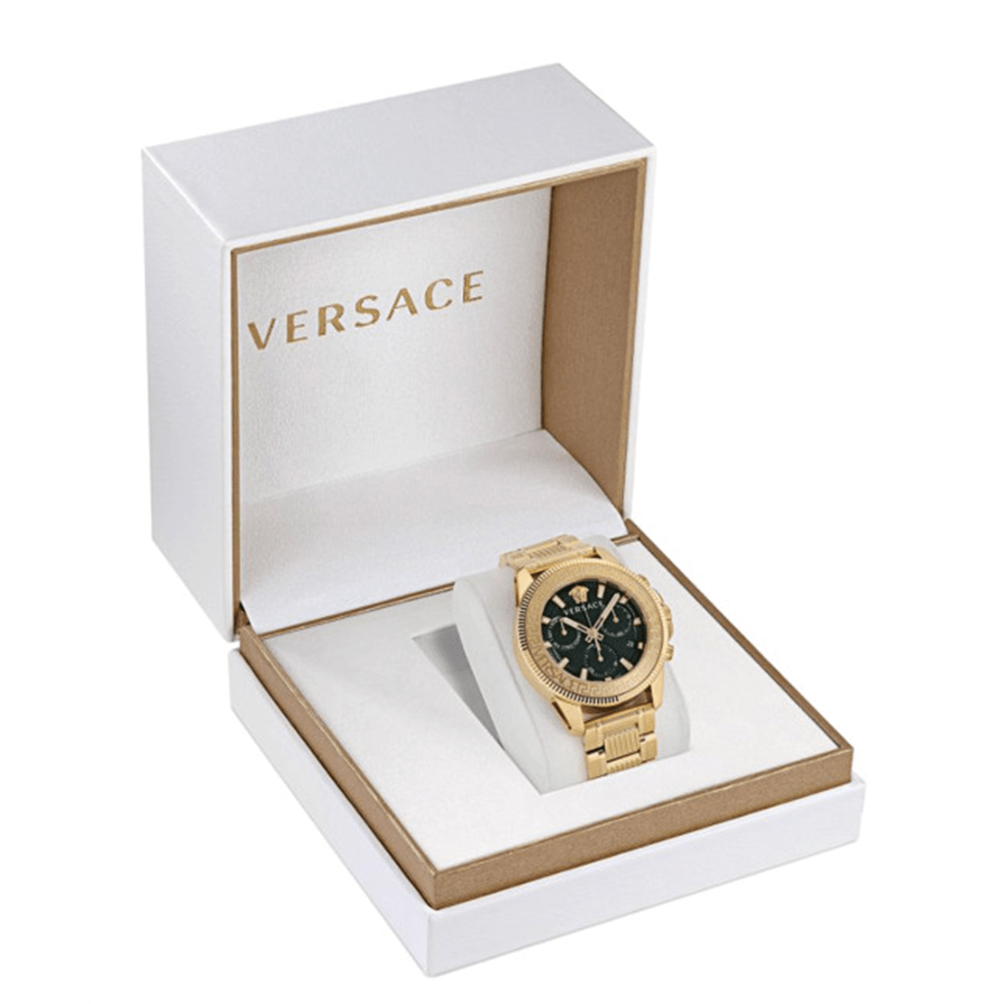 Versace Men Dial & Stainless Steel Bracelet Style Straps Analogue Watch VE3J00622 thumbnail 4