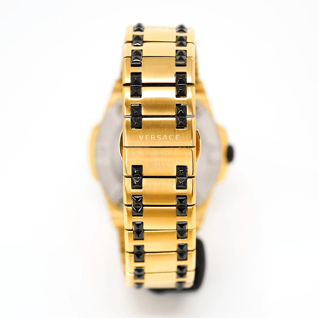 Versace Men's Watch Chain Reaction Gold Black Bracelet VEDY00619 thumbnail 2