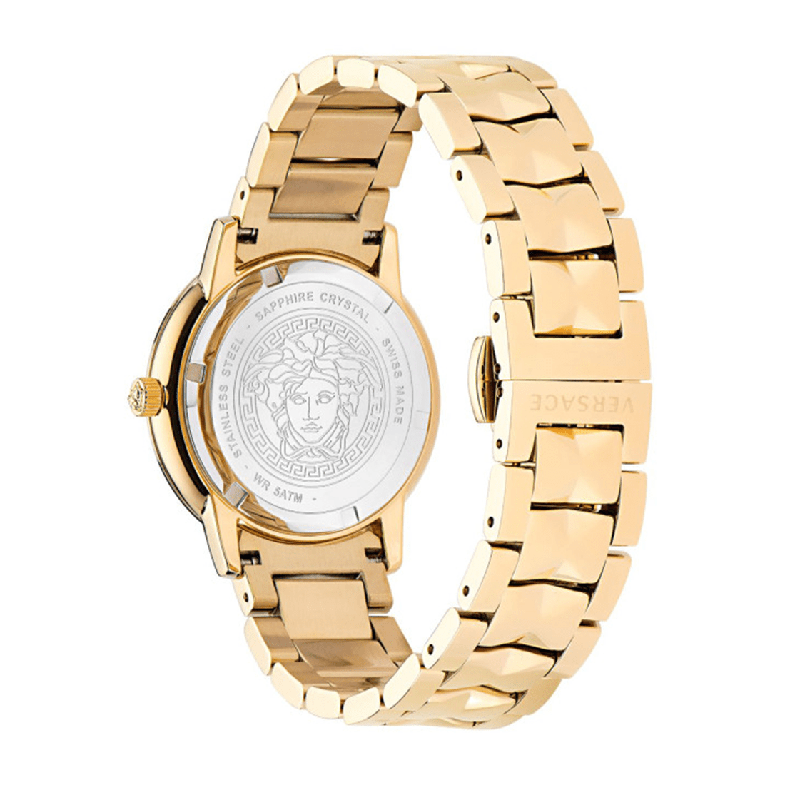 Versace V-Tribute Women's Gold & Black Watch VE2P00522 thumbnail 2