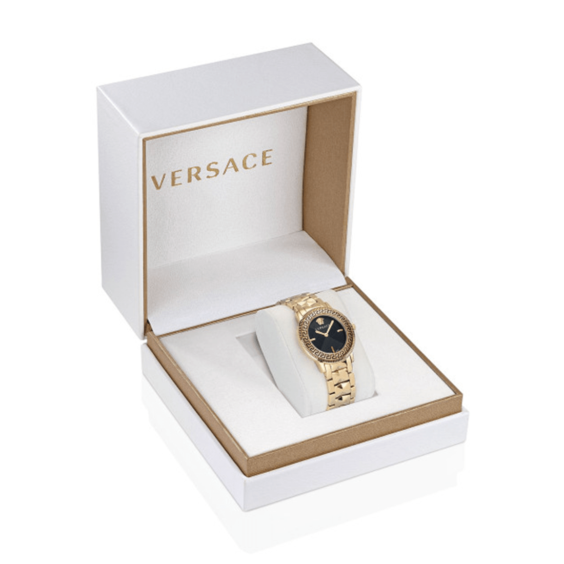 Versace V-Tribute Women's Gold & Black Watch VE2P00522 thumbnail 4