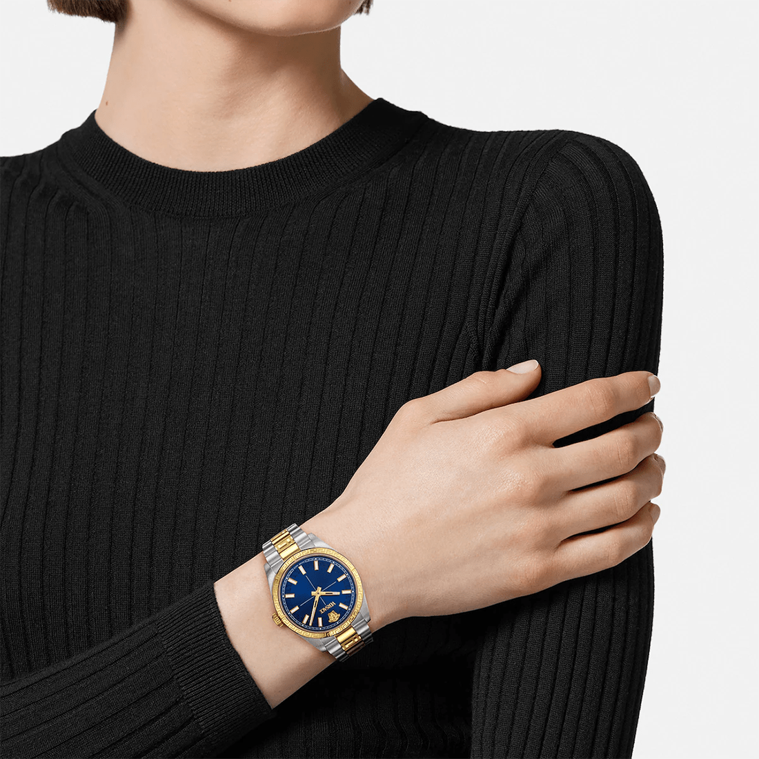 Versace Millenyium Lady Two-Tone Watch VE0E00325 thumbnail 4