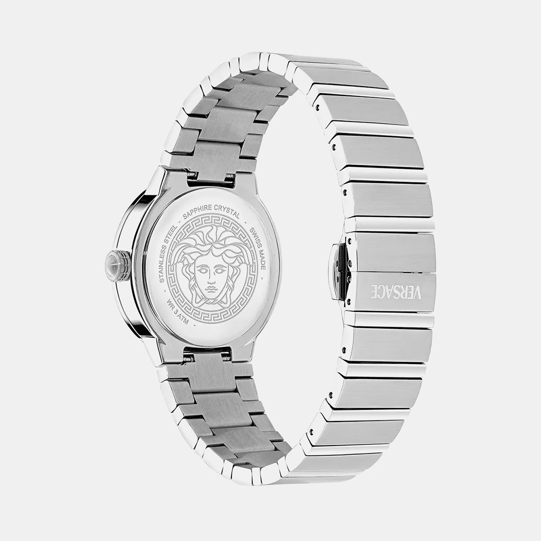 Versace Greca Logo Pearl Stainless Steel Watch VE0S00225 thumbnail 3