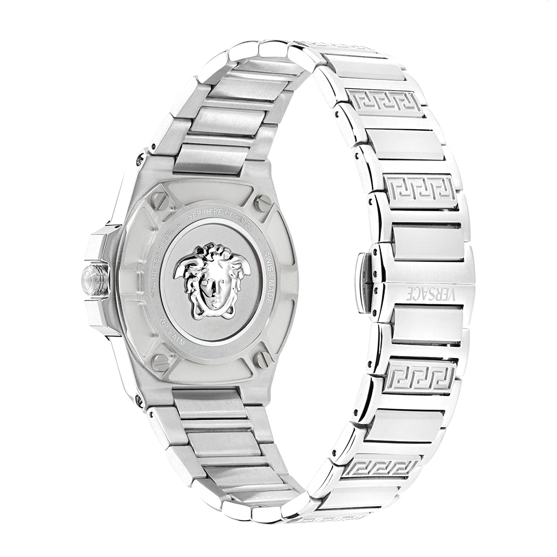 Versace Greca Reaction Lady Stainless Steel Watch VE0D00325 thumbnail 2